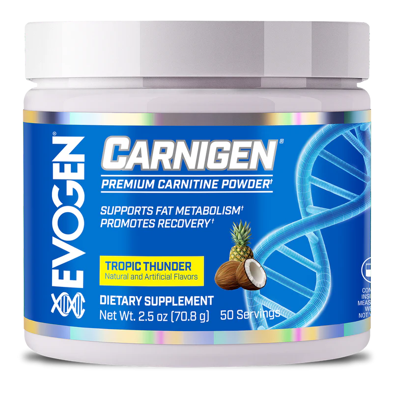 Evogen Carnigen Carnitina en Polvo 50 servicios tropic thunder