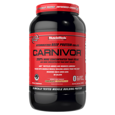 Musclemeds Proteina Carnivor 2 Libras 28 Porciones chocolate peanut butter