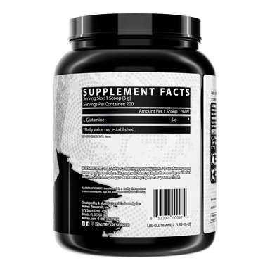 Nutrex Glutamina Drive Black 1 kg 200 Servicios Informacion Nutricional