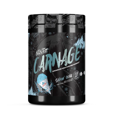 Nutrifitt Carnage Pre-Workout 21 Serv snow cone