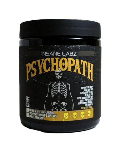 Insane Labz Psychopath Pre Entreno 30 Servicios Grape