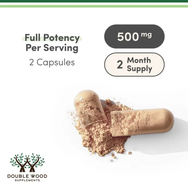 Double Wood Ashwagandha 500mg 120 Capsulas portada 2