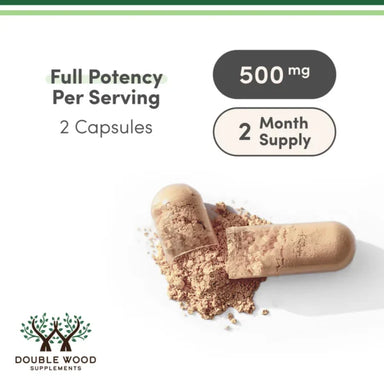 Double Wood Ashwagandha 500mg 120 Capsulas portada 2