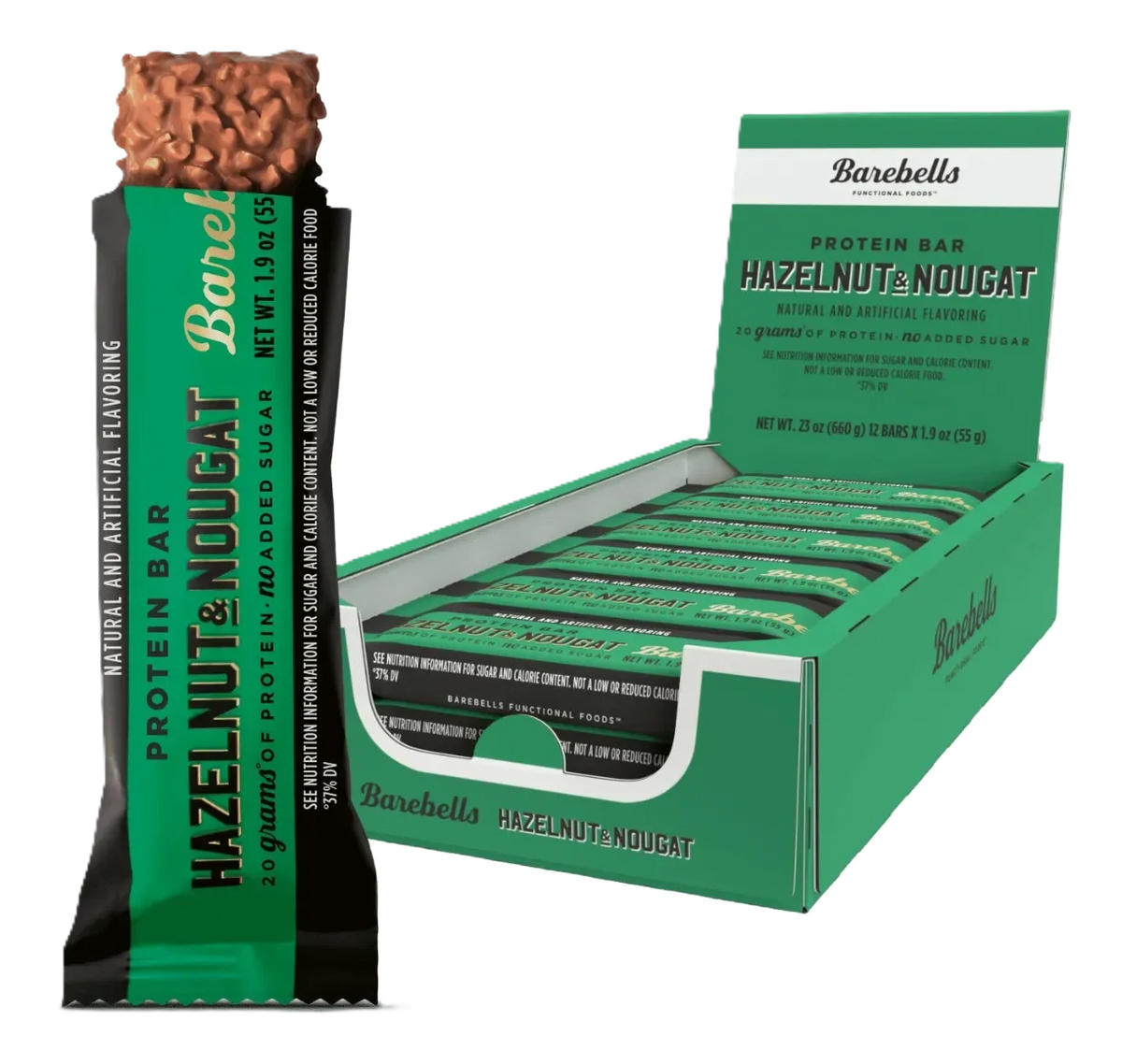 Barebells Barras de Proteina Caja 12pz Avellana
