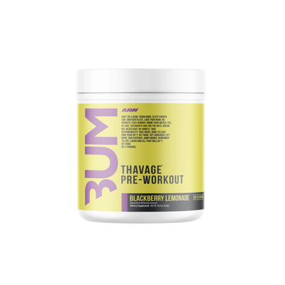 Raw Nutrition Bum Thavage Pre Entreno 40 Servicios blackberry lemonade