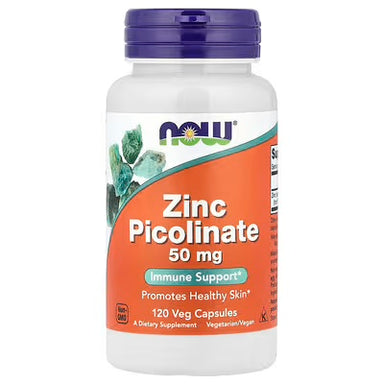 Now Foods Zinc Picolinate 50Mg 120 Veg Caps