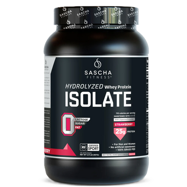 Sascha Fitness Proteina Isolate 2 Lbs 28 Servicios fresa