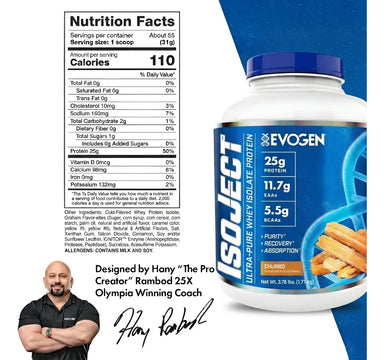 Evogen Proteina Isoject 4 Lbs 55 Servicios informacion nutricional