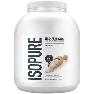 Isopure Proteina Zero Carbs 4.5 Lbs 70 Servicios Sin Sabor