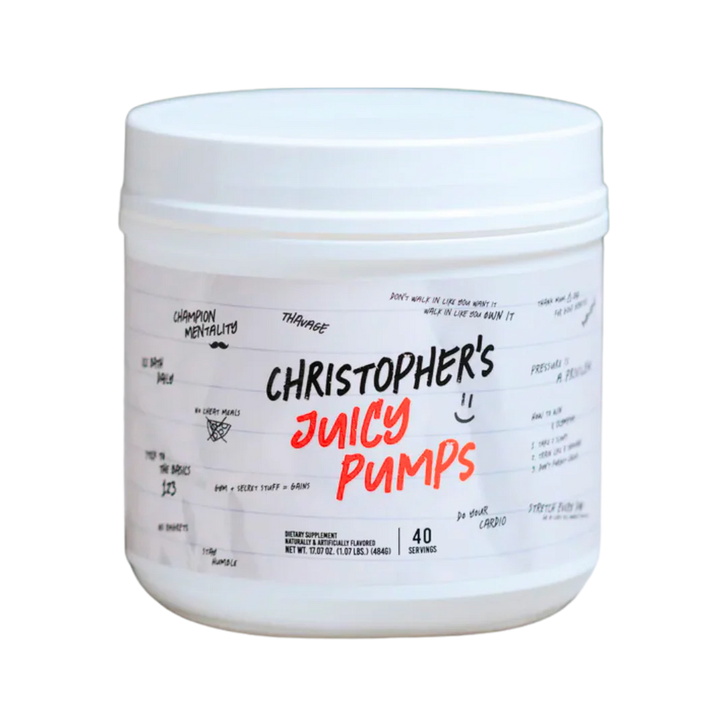 Raw Nutrition Christopher´s Juicy Pumps Pre Entreno 484g 40 servicios