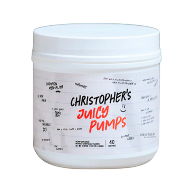 Raw Nutrition Christopher´s Juicy Pumps Pre Entreno 484g 40 servicios