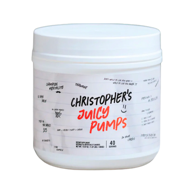 Raw Nutrition Christopher´s Juicy Pumps Pre Entreno 484g 40 servicios