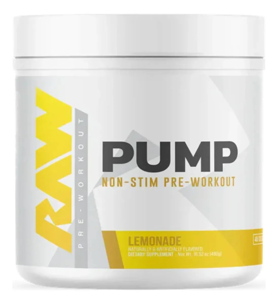 Raw Nutrition Pump Non-Stim Pre Entreno 40 Servicios lemoande