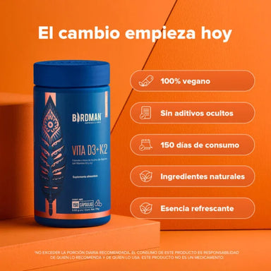 Birdman Vita D3 + K2 150 Capsulas Portada 2