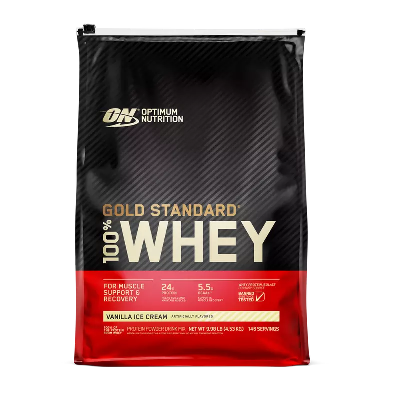 Optimum Nutrition Proteina 100% Whey Gold Standard 10 Libras vainilla
