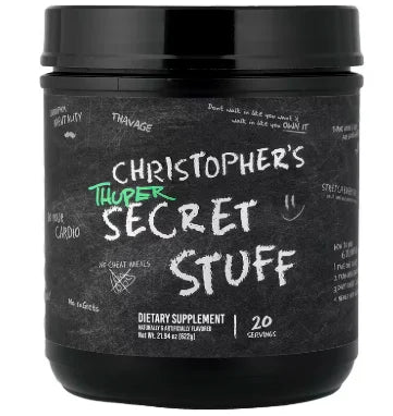 Raw Nutrition Bum Thuper Thavage Pre Entreno 20 Servicios Christopher Secret Stuff