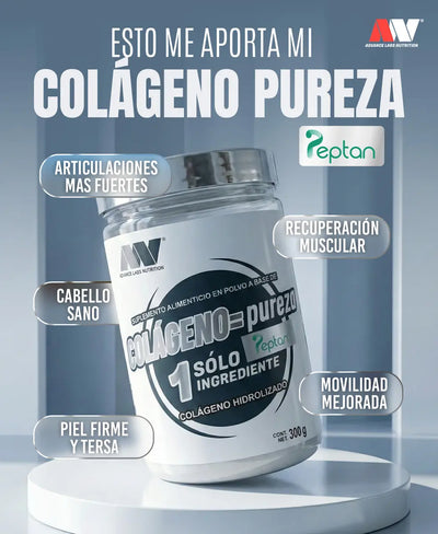 Advance Nutrition Colágeno Hidrolizado Pureza Peptan 300gr 30 Servicios Portada 2