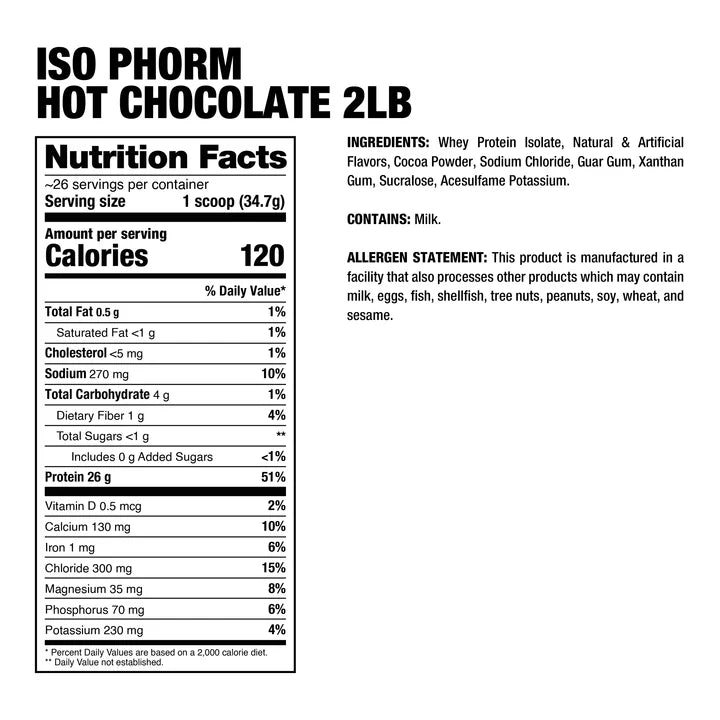 Dragon Pharma Proteina Isophorm 2Lbs 27 Servicios informacion nutricional