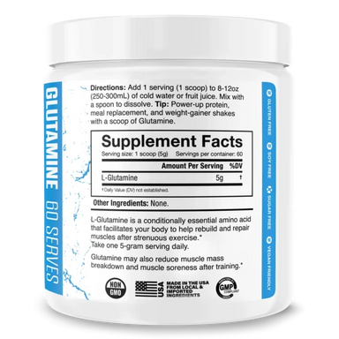 JNX Sport The Curse Glutamina 300Gr 60 Servicios Informacion Nutricional