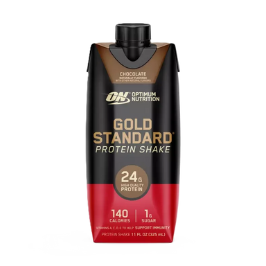 Optimu Nutrition Gold Standard Protein Shake 12 pack chocolate