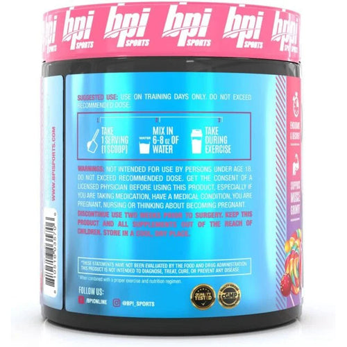 BPI Sport Best BCAA Pump Aminoacidos 267Gr 25 Servicios Candy Land Portada 2