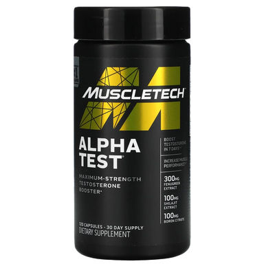 Muscletech Alpha Test 120 capsulas