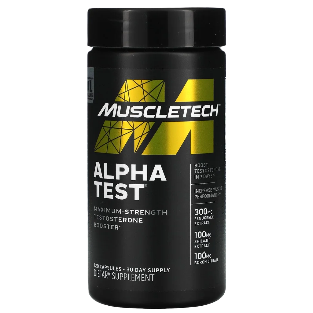 Muscletech Alpha Test 120 capsulas