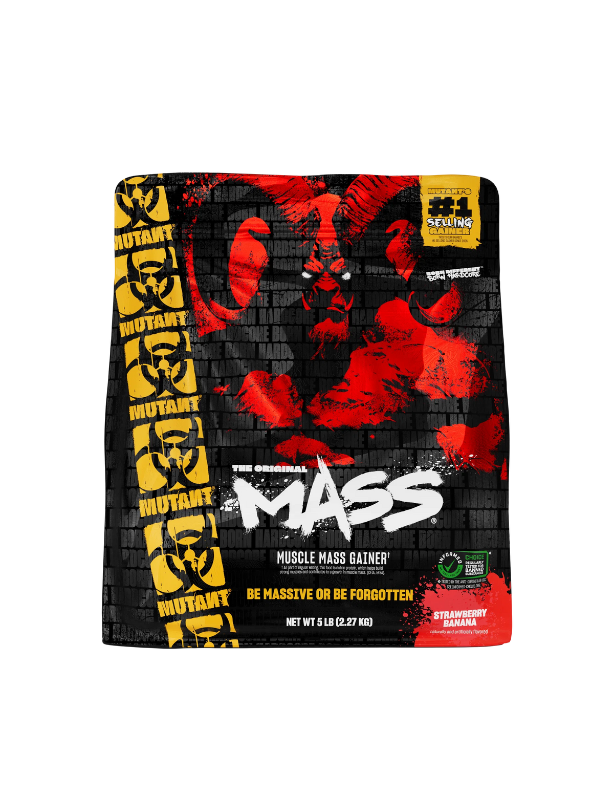 Mutant Mass 5 Libras Proteina Ganador fresa banana