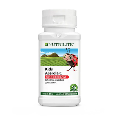 Nutrilite Acerola C 60 Tabletas Masticables Sabor Ponche