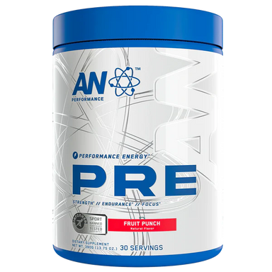 AN Pre Entreno 390gr 30 Servicios Sabor Fruit Punch