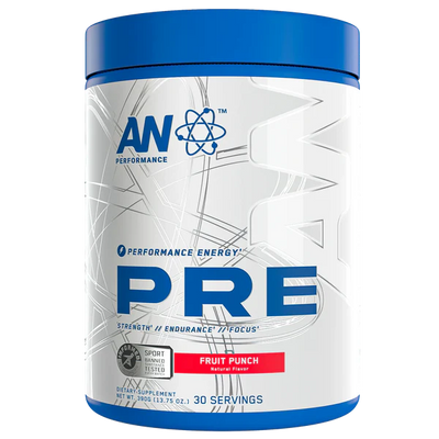 AN Pre Entreno 390gr 30 Servicios Sabor Fruit Punch