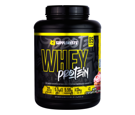 43 Supplements Proteina Whey 3kg cupcake de fresa
