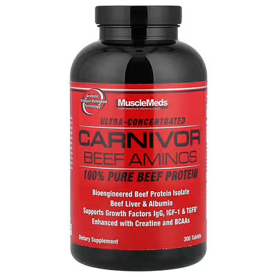 MuscleMeds Carnivor Beef Aminos 300 Tabletas