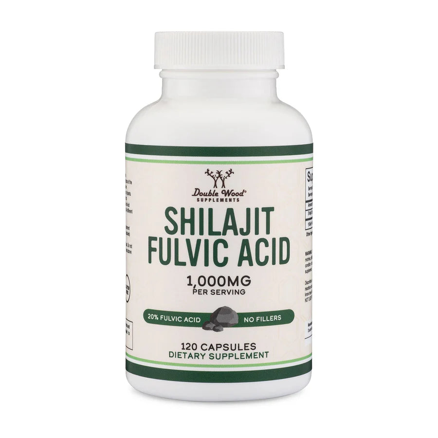 Double Wood Extracto De Shilajit Resin 500 Mg 120 Capsulas