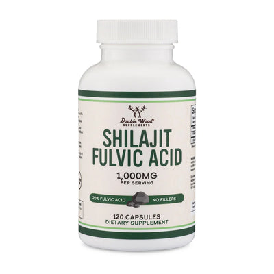 Double Wood Extracto De Shilajit Resin 500 Mg 120 Capsulas