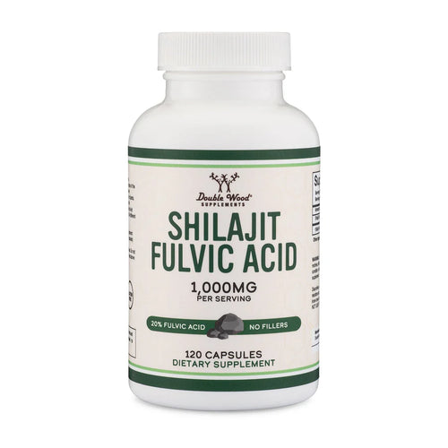 Double Wood Extracto De Shilajit Resin 500 Mg 120 Capsulas