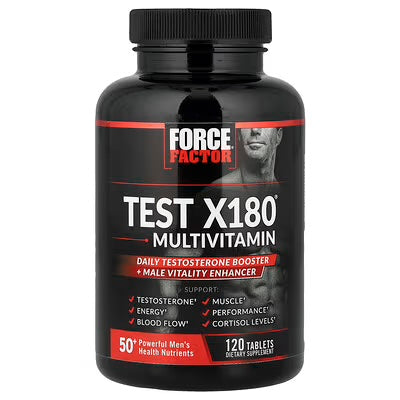 Force Factor Test X180 Multivitamínico 120 Tabs