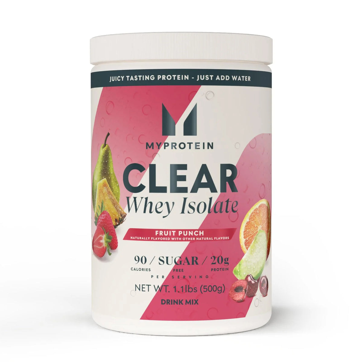 Myprotein Clear Whey Isolate 1.1 Lbs 20 Serv Fruit Punch