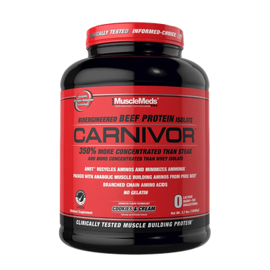 MuscleMeds Proteina Carnivor 4.1 Libras 56 Servicios cookies and cream