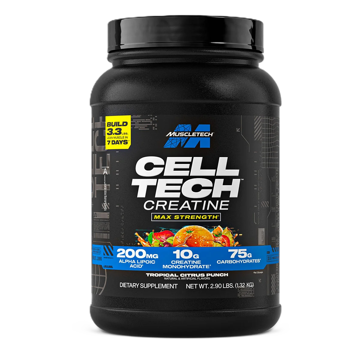 Muscletech Cell Tech 3 Lbs ponche citricos