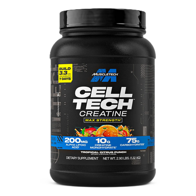 Muscletech Cell Tech 3 Lbs ponche citricos