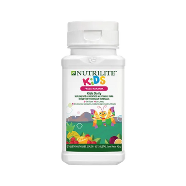 Nutrilite Daily kids 60 Tabletas Masticales Fresa-Naranja
