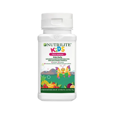 Nutrilite Daily kids 60 Tabletas Masticales Fresa-Naranja