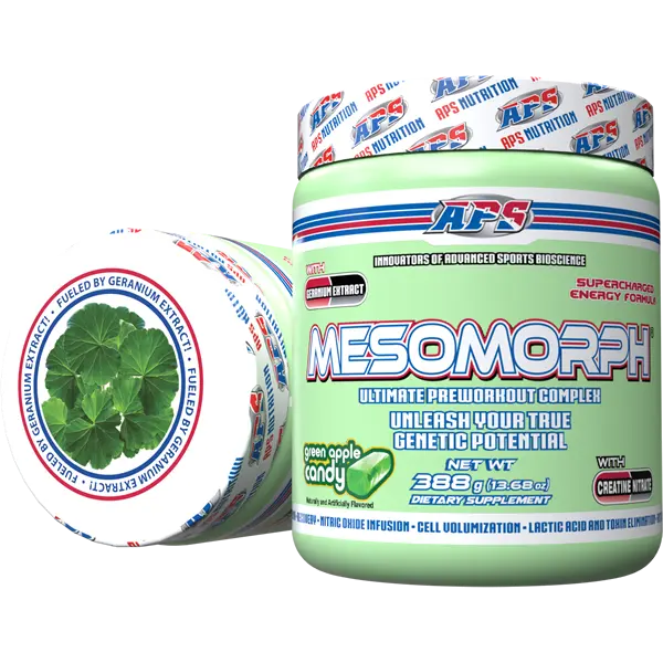 Aps Mesomorph Pre Entreno 25 Serv manzana verde
