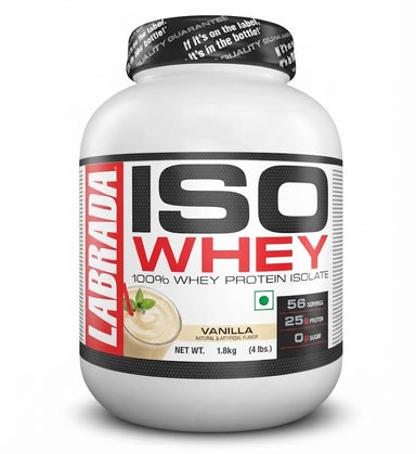 Labrada Proteína Iso Whey 5 Lbs vainilla
