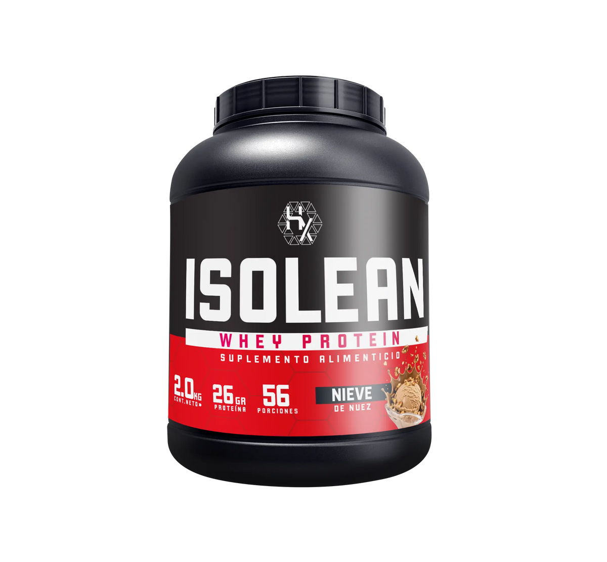 Holix Lab Isolean Whey Protein 2 Kg 56 Servicios Nieve de nuez