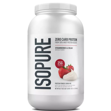 Isopure Proteina Zero Carb 3 Lbs 44 servicios fresa