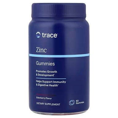 Trace Minerals Zinc 60 Gummies Elderberry
