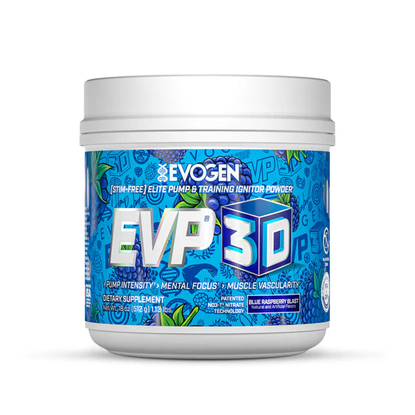 Evogen Evp 3D Stim Free Pre Entreno 40 Servicios raspberry blast