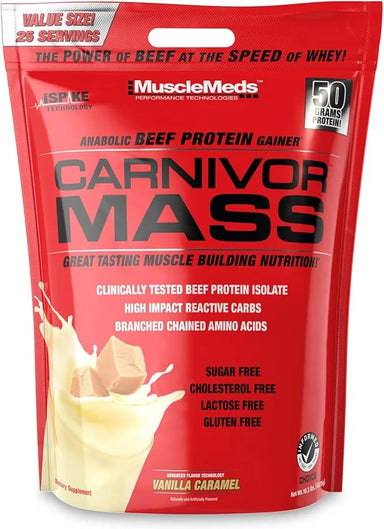 Musclemeds Proteina Carnivor Mass 10lbs vainilla